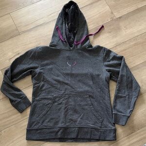 Women's Dark Gray Hoodie Sweater